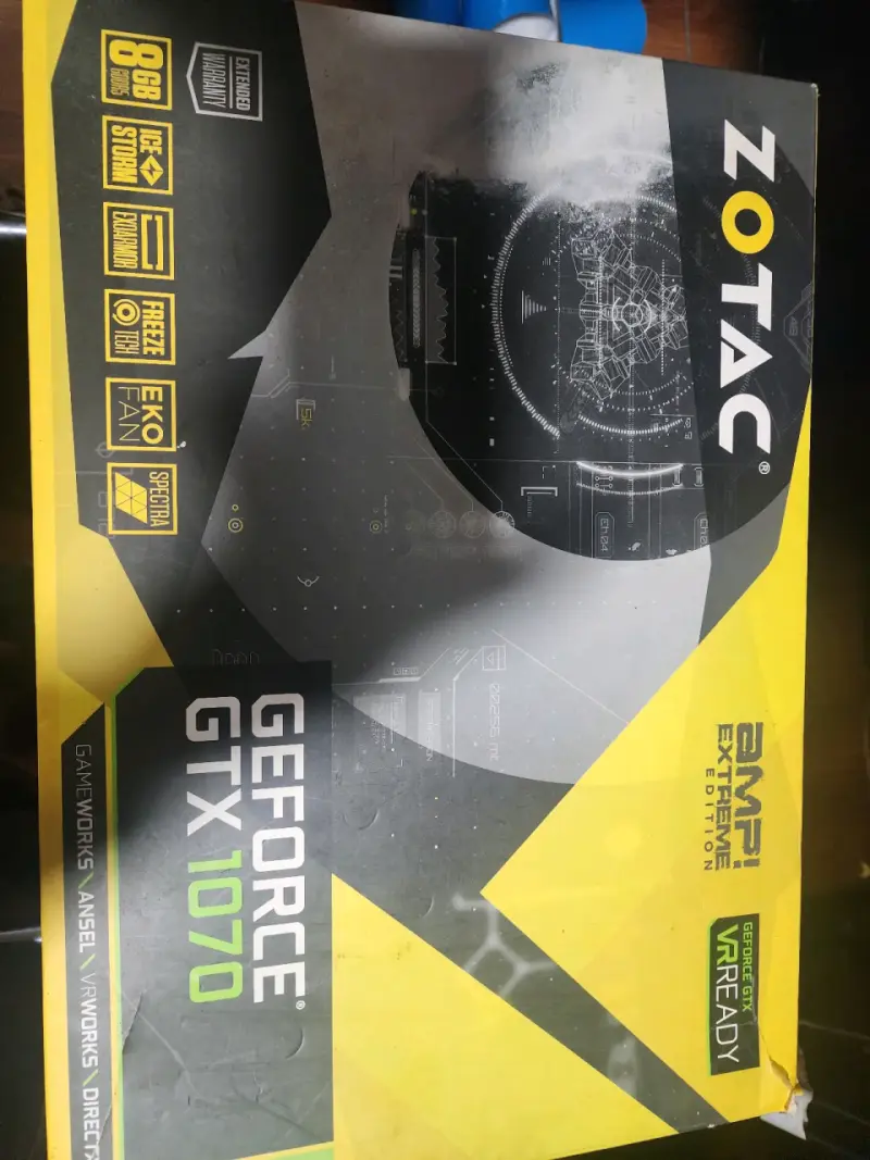 Tarjeta gráfica Gtx 1070 8 gb - 6