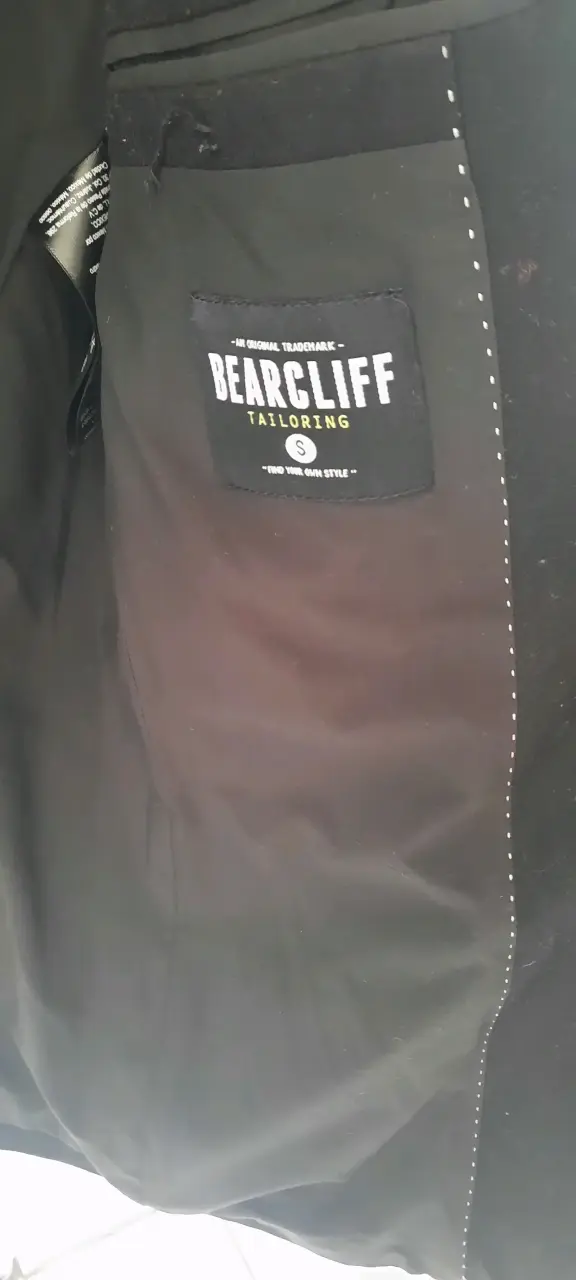 Blazer negro para hombre talla S - 2
