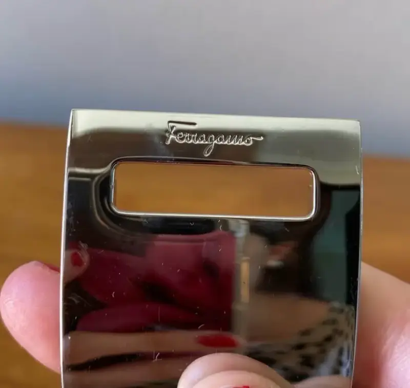 Pulsera Ferragamo Gancini marrón - 5