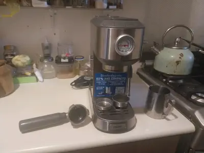 Cafetera espresso Oster acero inoxidable - miniatura 1