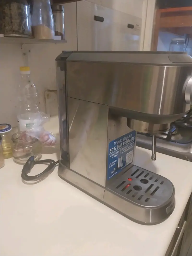 Cafetera espresso Oster acero inoxidable - 4