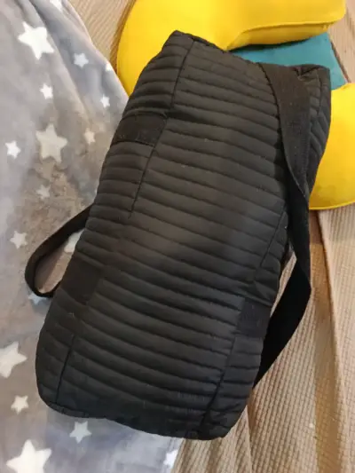 Bolso maternal negra con ositos - miniatura 4