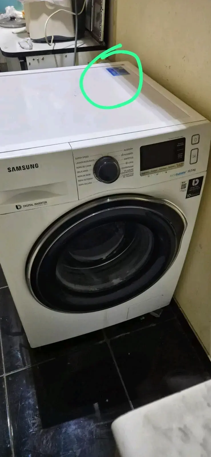 Lavadora Samsung EcoBubble 10.5kg - 1
