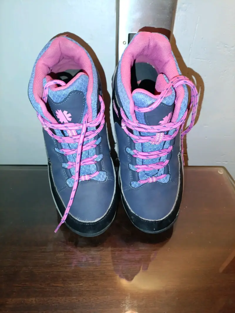 Botas de montaña azul y rosa - 3
