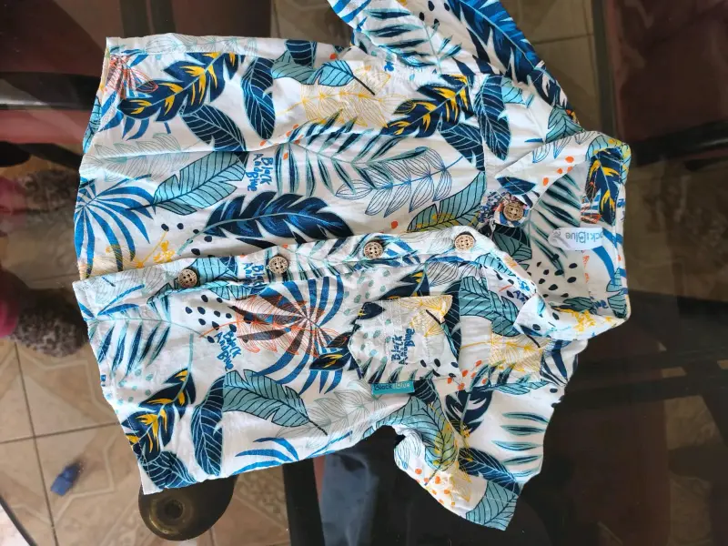 Camisa hawaiana para niños 9 a 12 meses - 1