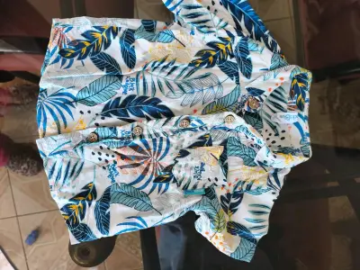 Camisa hawaiana para niños 9 a 12 meses - miniatura 1