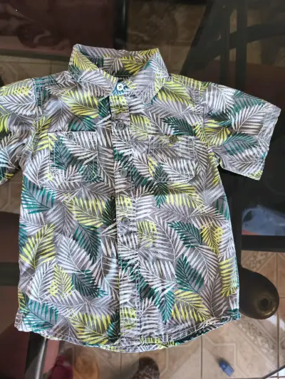 Camisa hawaiana para niños 9 a 12 meses - miniatura 3