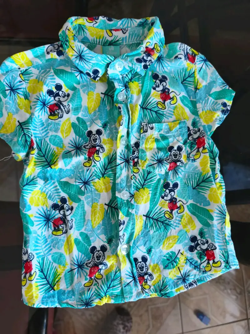 Camisa hawaiana para niños 9 a 12 meses - 4