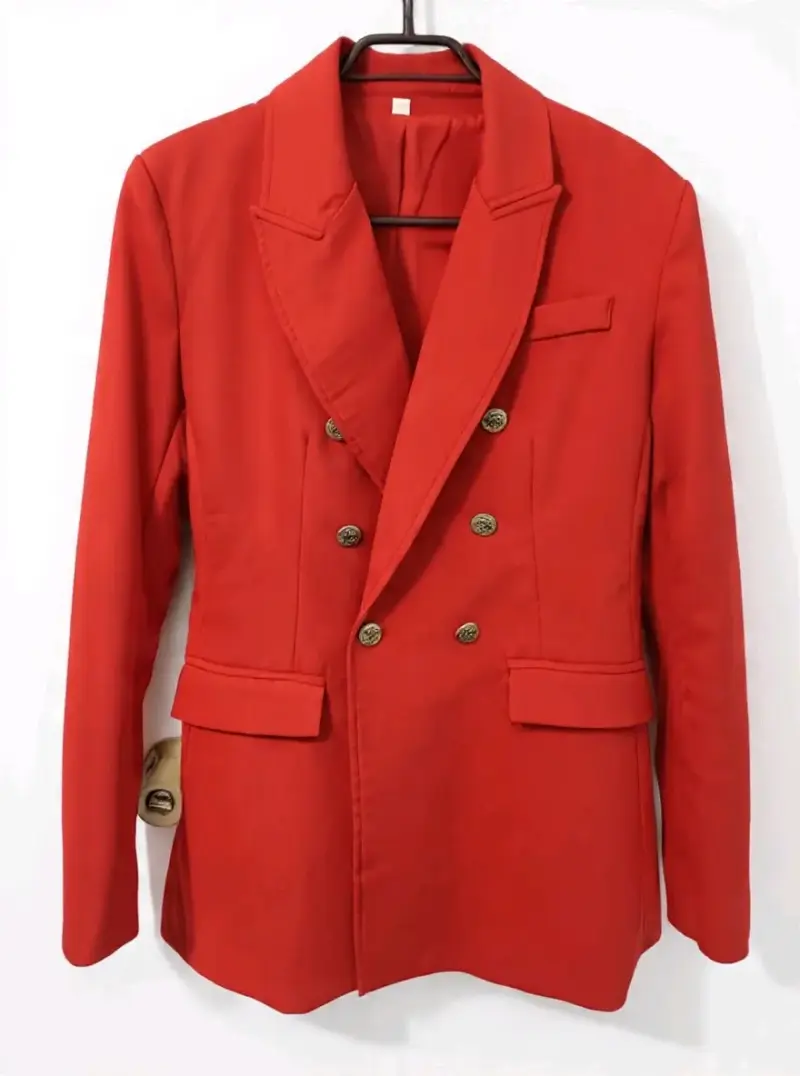 Blazer rojo elegante
