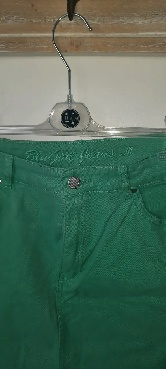 Mini falda verde mujer talla M - 2