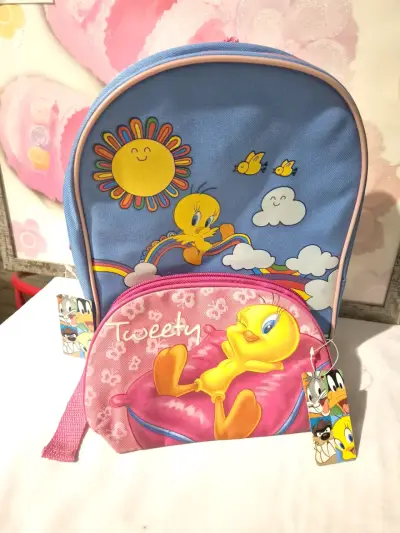 Mochila infantil piolin mad estuche - miniatura 1