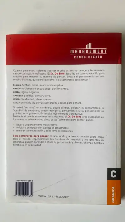 Libro Seis Sombreros para Pensar - miniatura 2