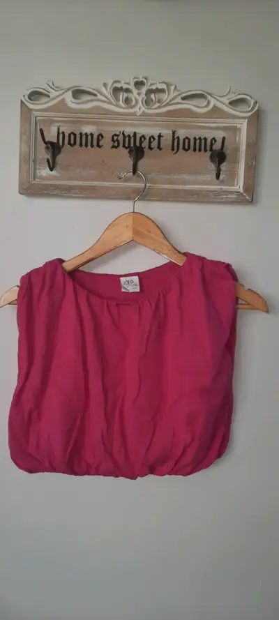 Blusa fucsia de mujer - miniatura 2