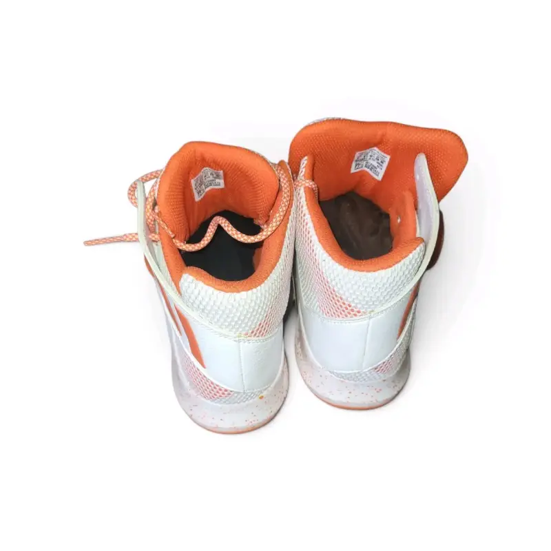 Zapatillas deportivas blancas y naranjas - 4