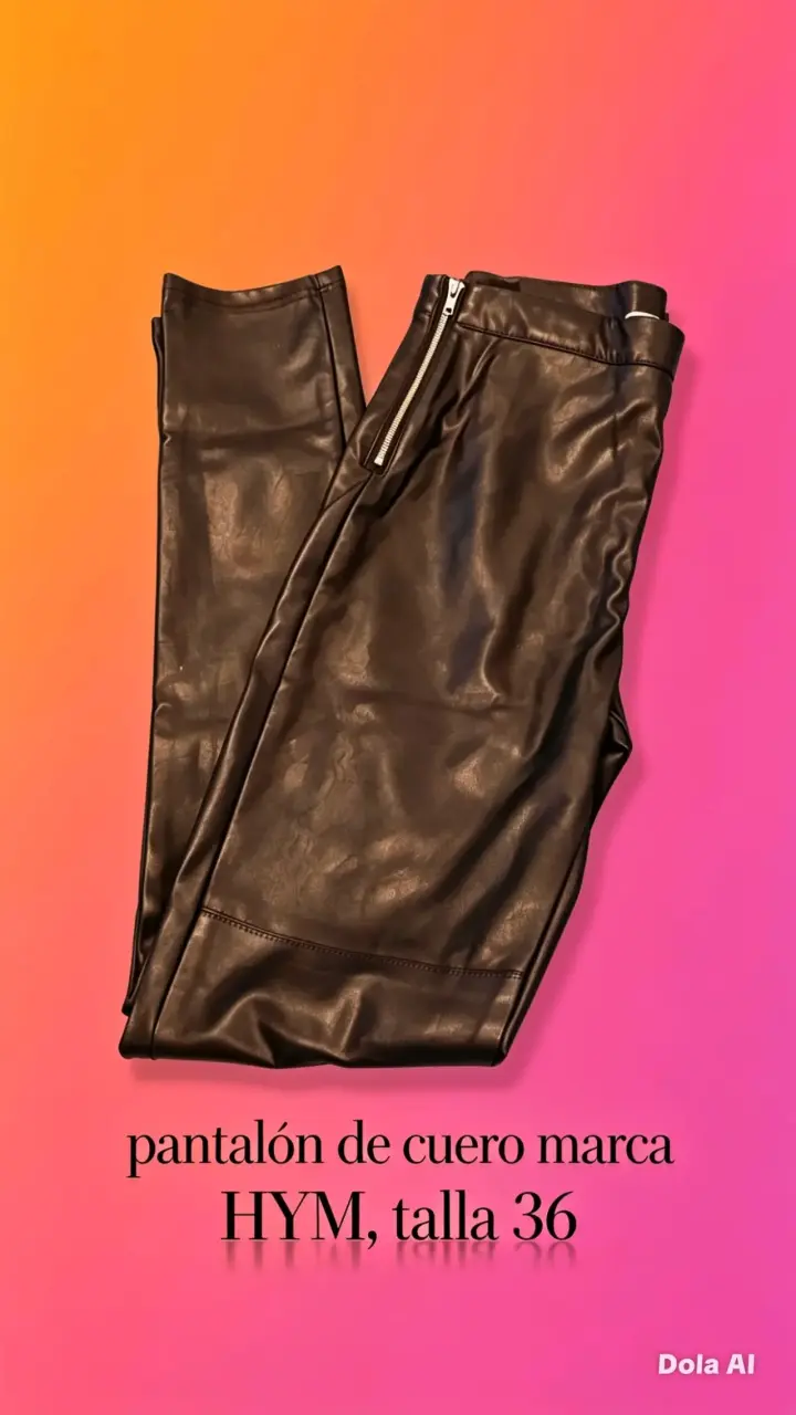 Pantalón de cuero HYM