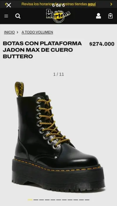 Bototos  Dr. Martens Jadon Max - miniatura 6