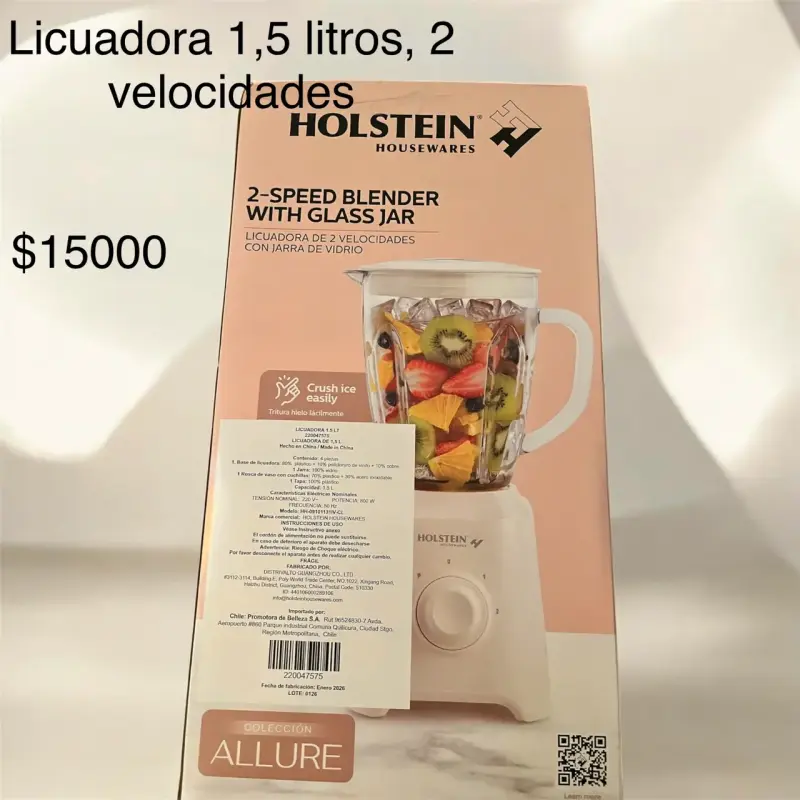 Licuadora Holstein 2 velocidades - 4