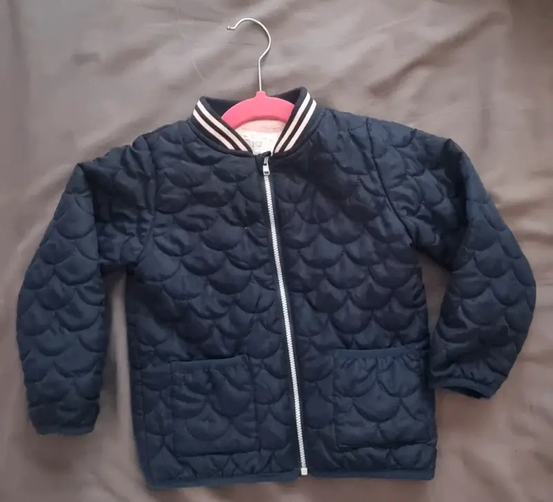 Chaqueta acolchada azul para niño - 1
