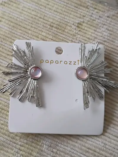 Aros plateados Paparazzi - miniatura 1
