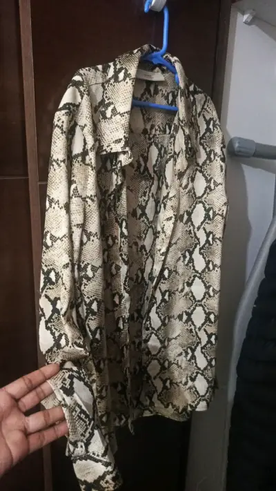 Camisa estampado serpiente - miniatura 1