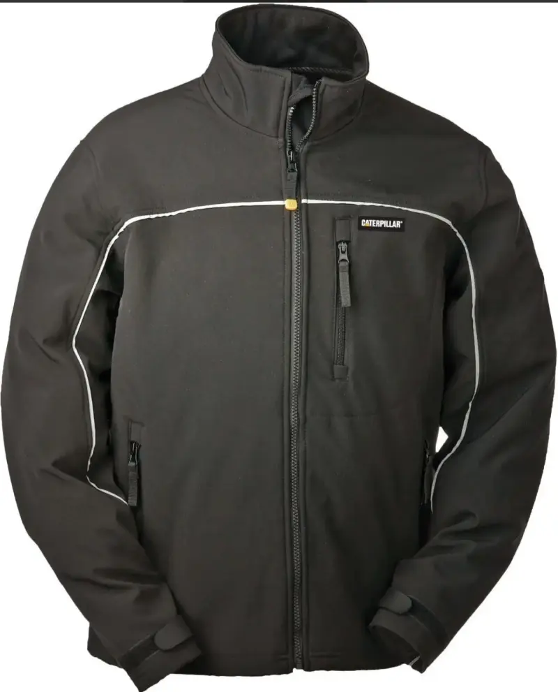 Chaqueta negra impermeable Caterpillar - 3