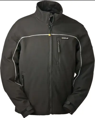 Chaqueta negra impermeable Caterpillar - miniatura 3