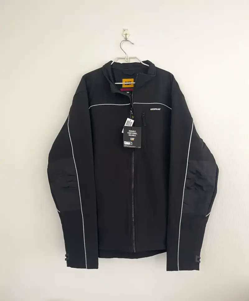 Chaqueta negra impermeable Caterpillar - 5