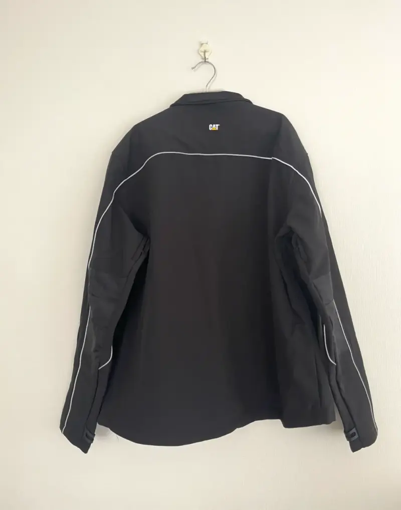 Chaqueta negra impermeable Caterpillar - 6