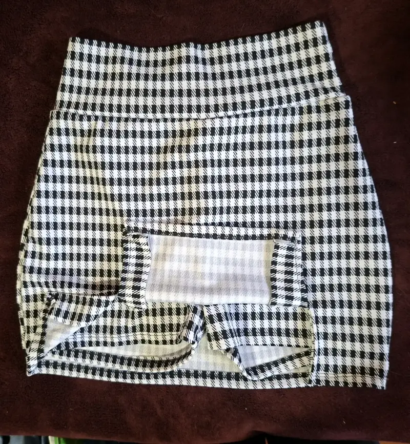Falda corta estampada - 4