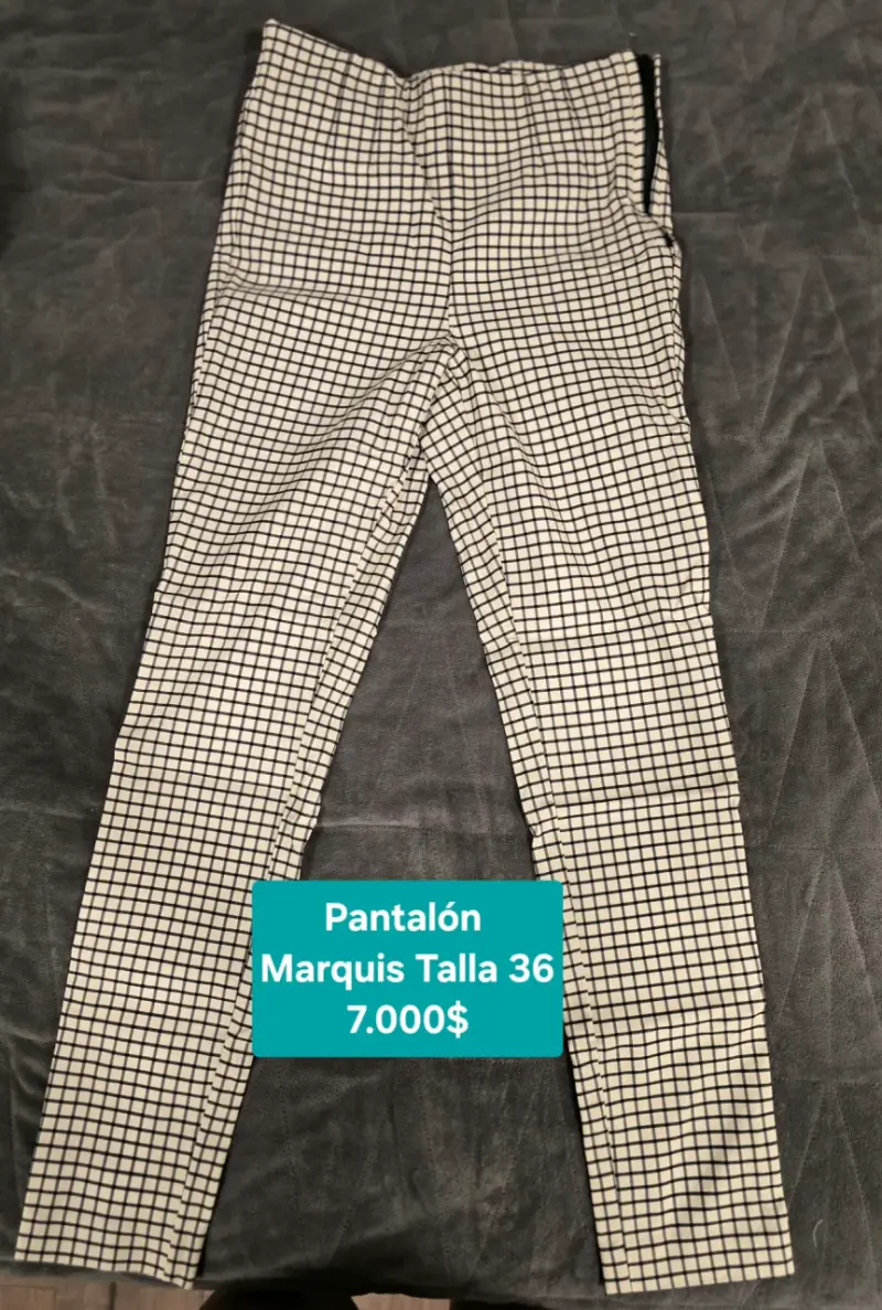 Pantalón cuadrillé Marquis 36
