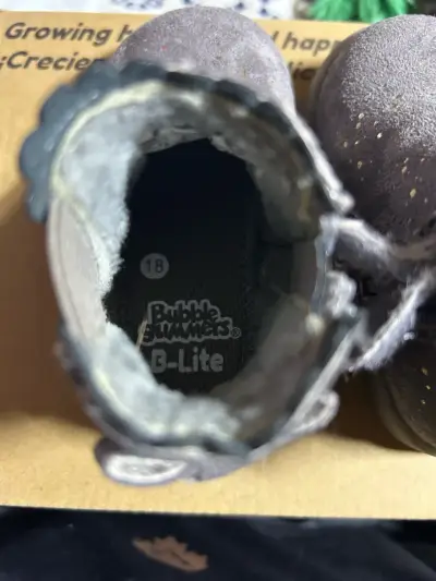 Botines de bebé grises - miniatura 6