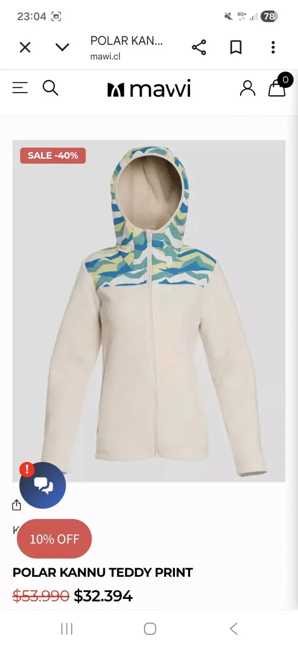 Chaqueta talla m y polar talla s - 4