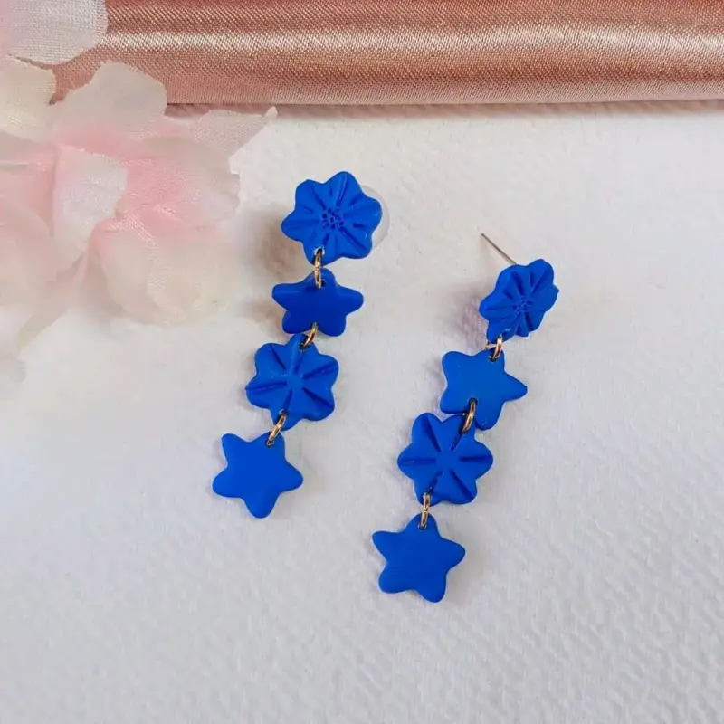 Pendientes largos colgantes - 6