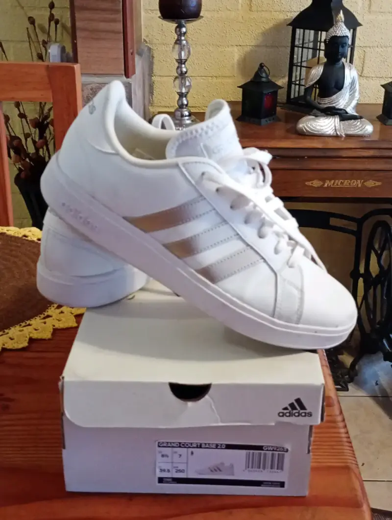 Zapatillas blancas Adidas Grand Court - 2