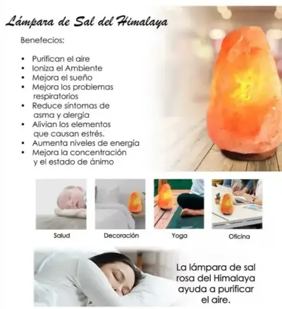 Lámpara de sal del Himalaya - miniatura 2