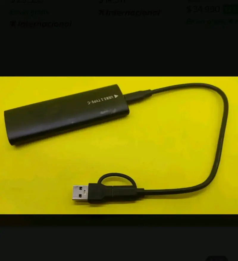 Disco Duro Solido Ssd Externo 512gb 3.1 Usb Tipo C - 1