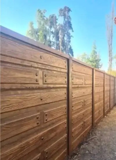 Cerca de madera para jardín - miniatura 1