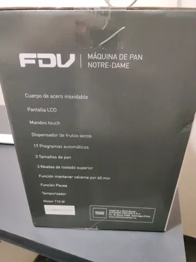 Máquina de pan FDV nueva - miniatura 3