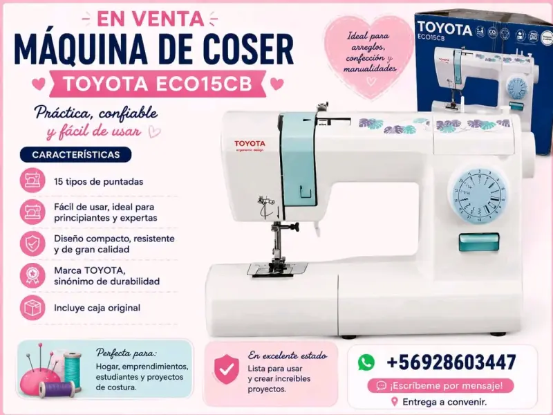 Máquina de coser Toyota ECO15CB
