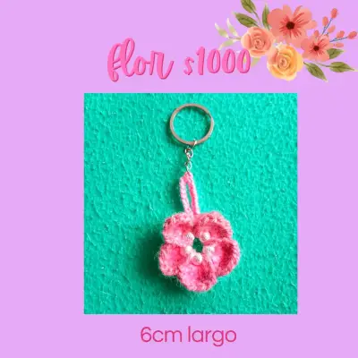 Llaveros tejidos a crochet - miniatura 1