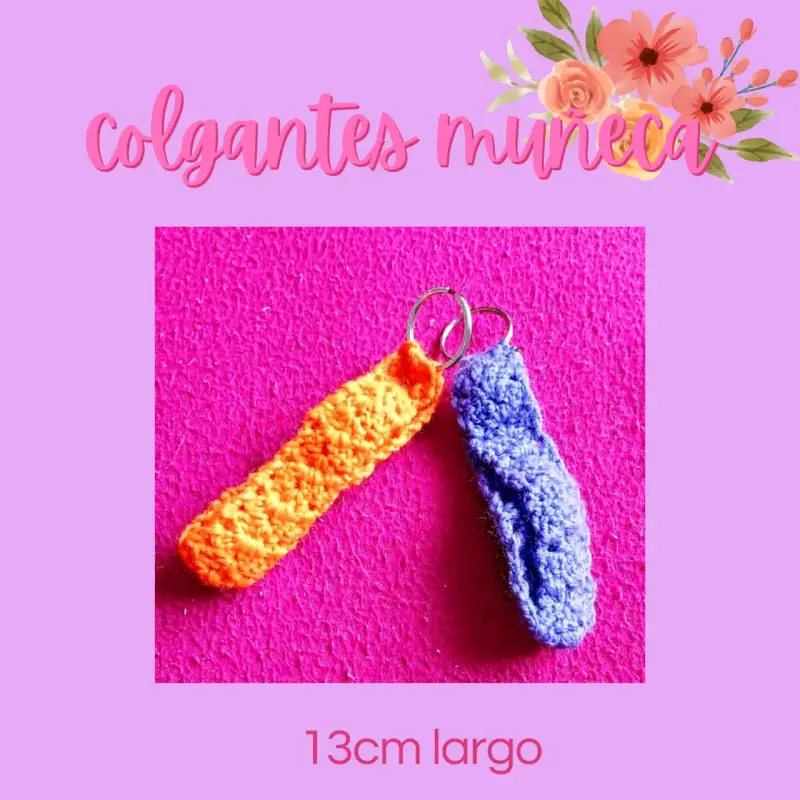 Llaveros tejidos a crochet - 2