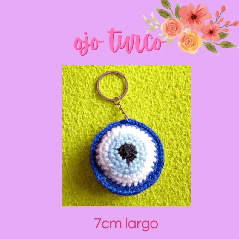 Llaveros tejidos a crochet - 3