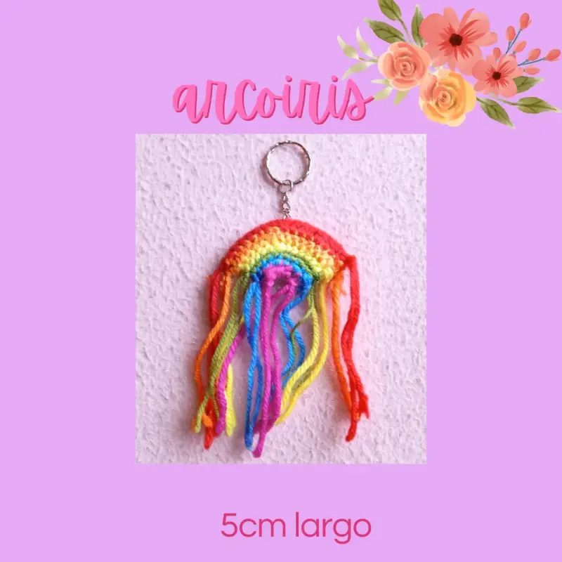 Llaveros tejidos a crochet - 4