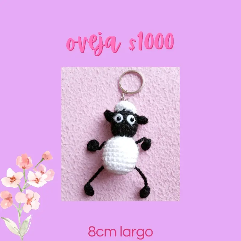 Llaveros tejidos a crochet - 6