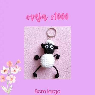 Llaveros tejidos a crochet - miniatura 6