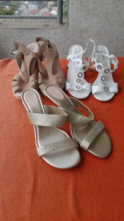 Set de sandalias mujer Pollini y Branco - miniatura 3