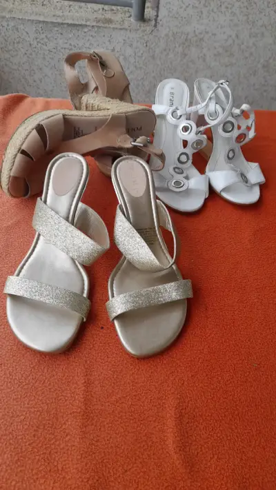 Set de sandalias mujer Pollini y Branco - miniatura 4