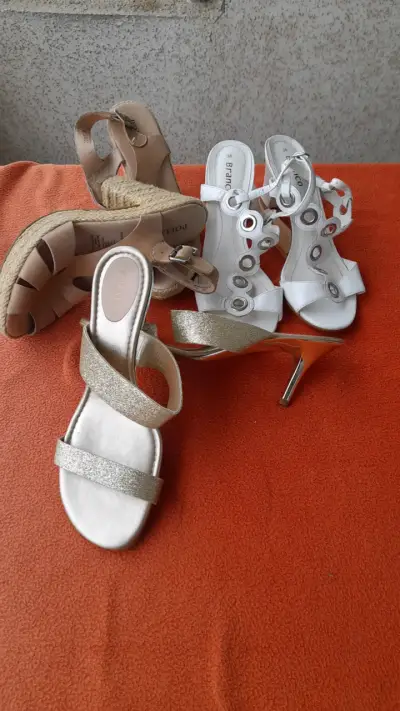 Set de sandalias mujer Pollini y Branco - miniatura 5