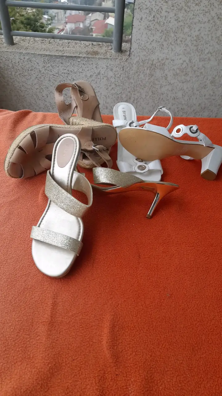 Set de sandalias mujer Pollini y Branco - 6