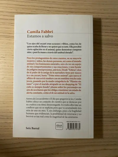 Libro 'Estamos a salvo' de Camila Fabbri - miniatura 2